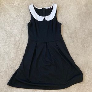 ModCloth little black dress with white collar